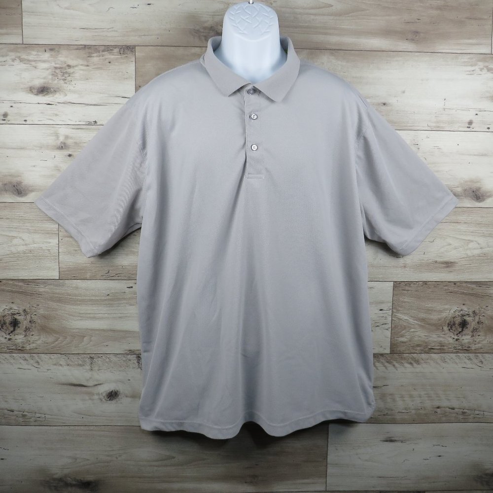 Zorrel* Men's Short Sleeve 3 Button‎ Straight Hem Polo Golf Shirt~ Size 2XL